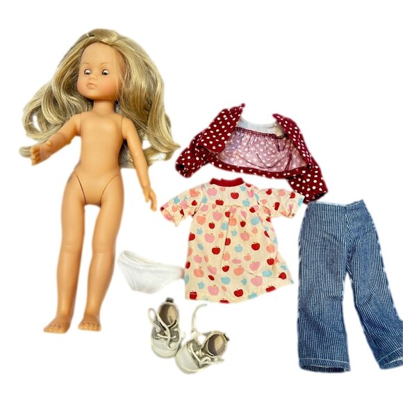 Corolle Doll Les Cheries 13 inch  Rare Model Apple Top Vintage Doll 2001 - Picture 8 of 10